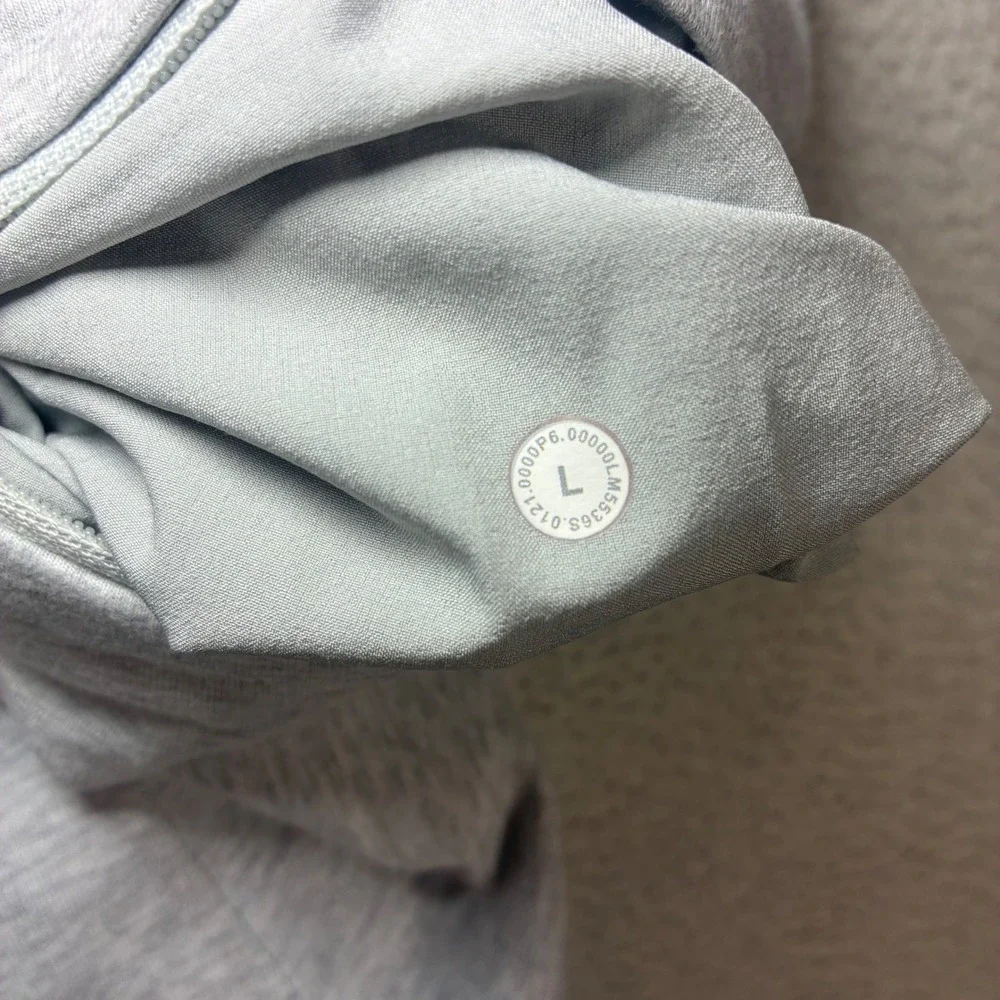 Lululemon City Sweat Joggers Men L Gray At Ease Stretch Sweatpant Casual LM5536S